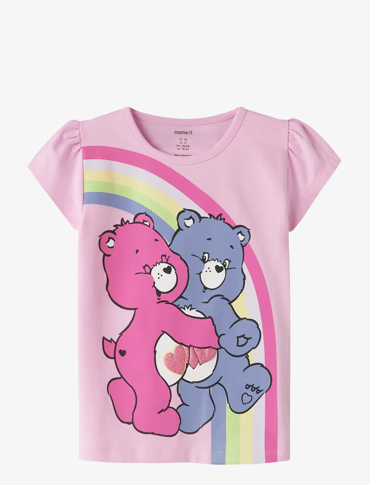name it - NMFMYMA CAREBEARS SS TOP SKY - short-sleeved t-shirts - pirouette - 0