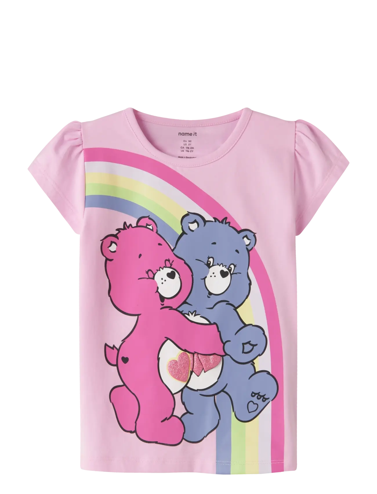 name it NMFMYMA CAREBEARS SS TOP SKY - 4 for 3 - PIROUETTE / pink/rose