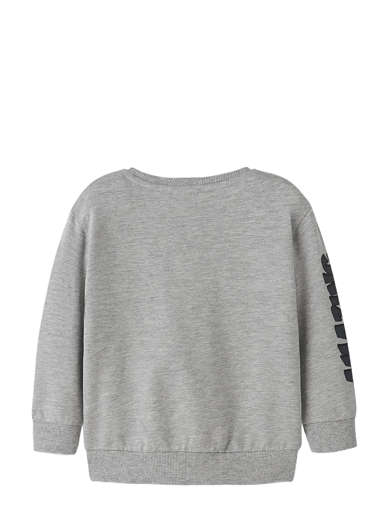 name it - NMMFLOYD SPIDER NREG SWEAT BRU MAR - sweatshirts - grey melange - 1