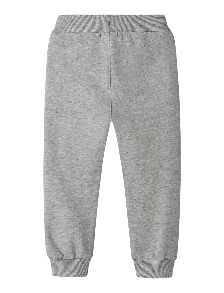 name it - NMMFLOYD SPIDER NREG SWE PANTS BRU MAR - verryttelyhousut - grey melange - 1