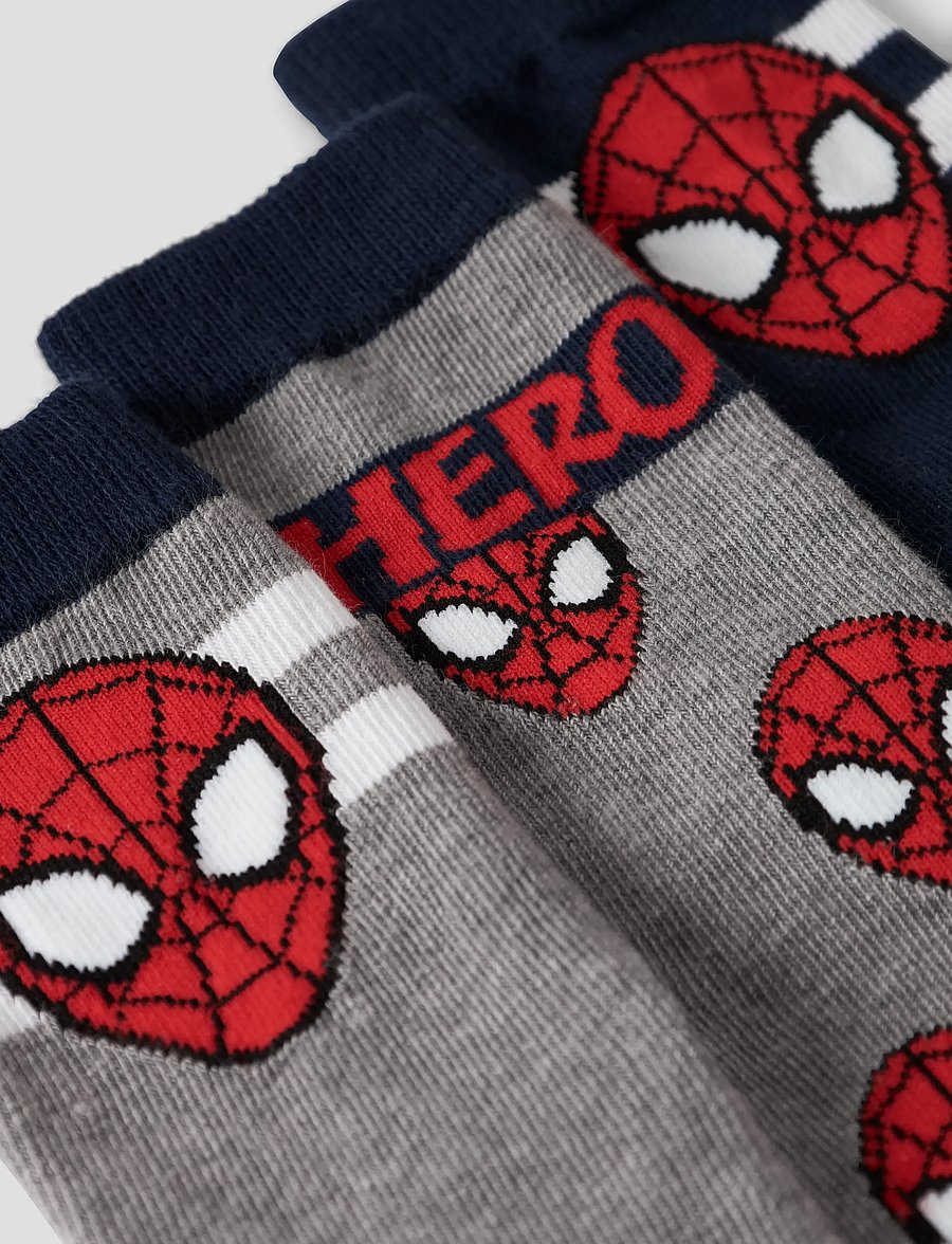 name it - NMMFRANKY SPIDER 3P SOCK MAR - kojinės - navy blazer - 4