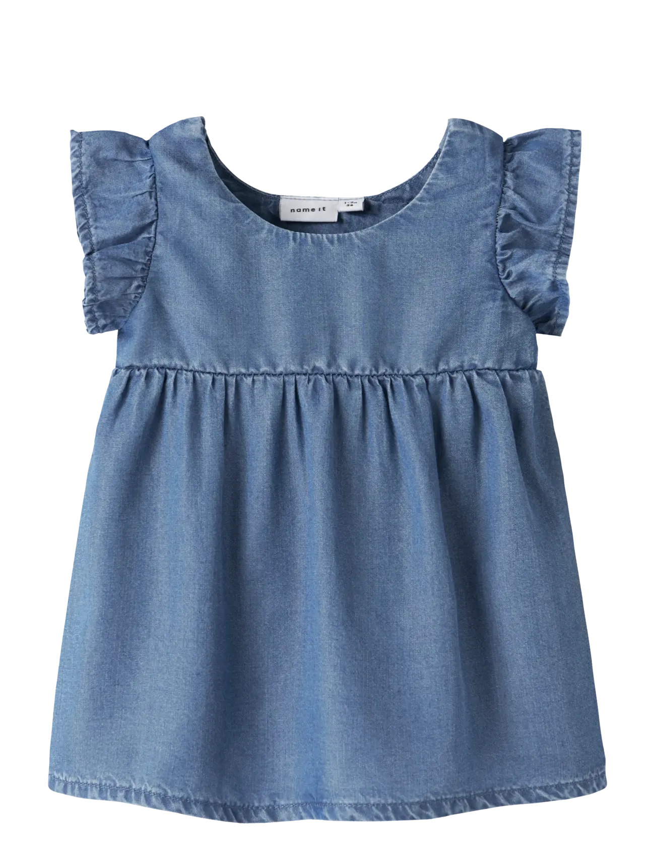 name it NBFDAGMAR DNM DRESS 4054-OH J - Clothing - MEDIUM BLUE DENIM / blue