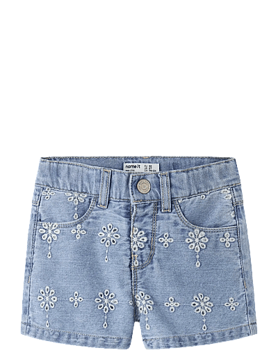 name it NMFROSE MOM DNM ANGLAI SHORTS 1026-OV H - Baby 0 bis 2 Jahren - LIGHT BLUE DENIM / blue