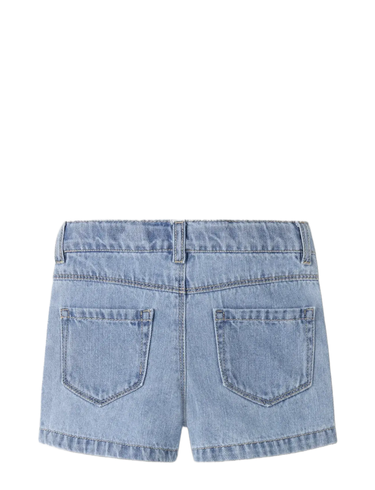 name it - NMFROSE MOM DNM ANGLAI SHORTS 1026-OV H - farkkushortsit - light blue denim - 1