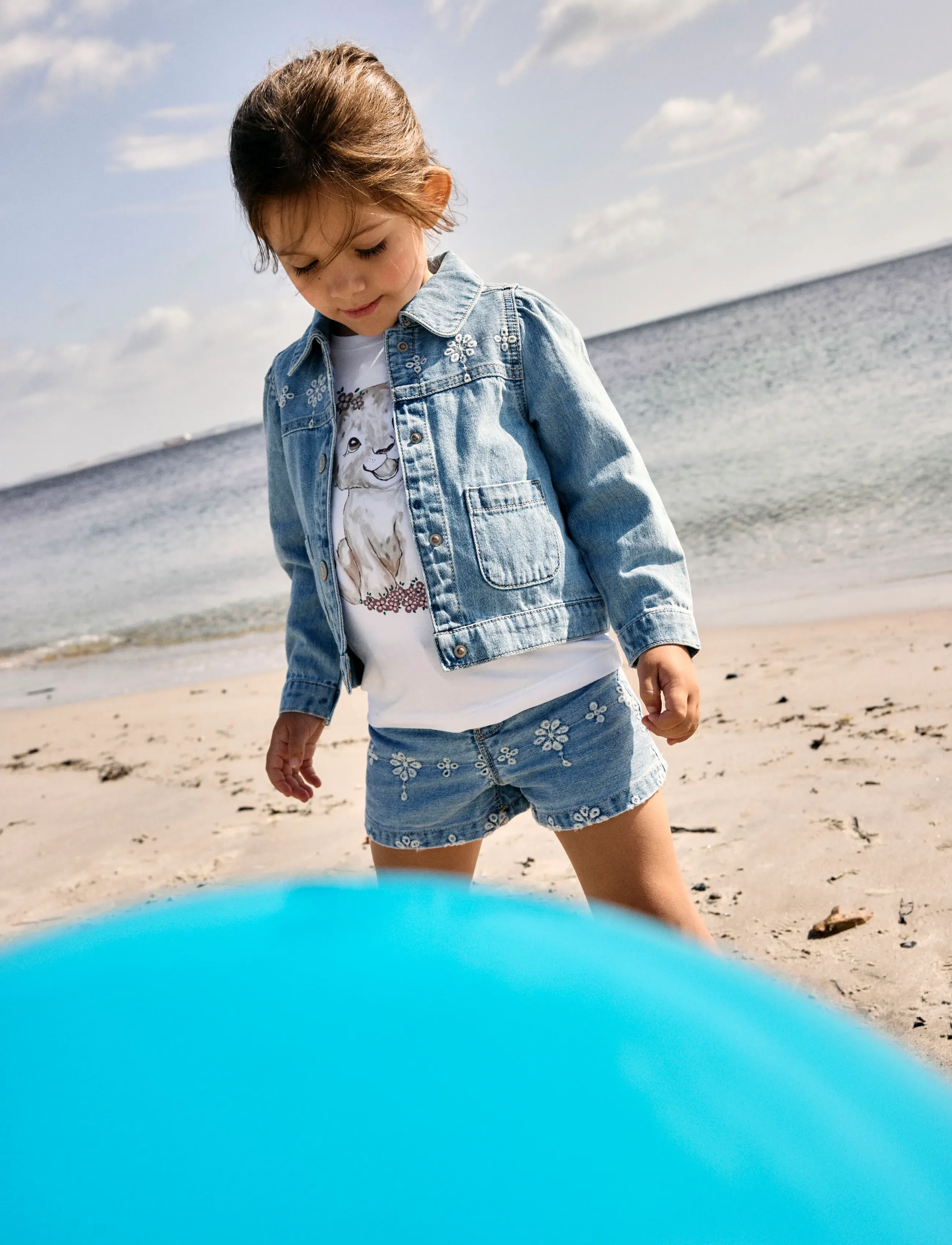 name it - NMFROSE MOM DNM ANGLAI SHORTS 1026-OV H - farkkushortsit - light blue denim - 2