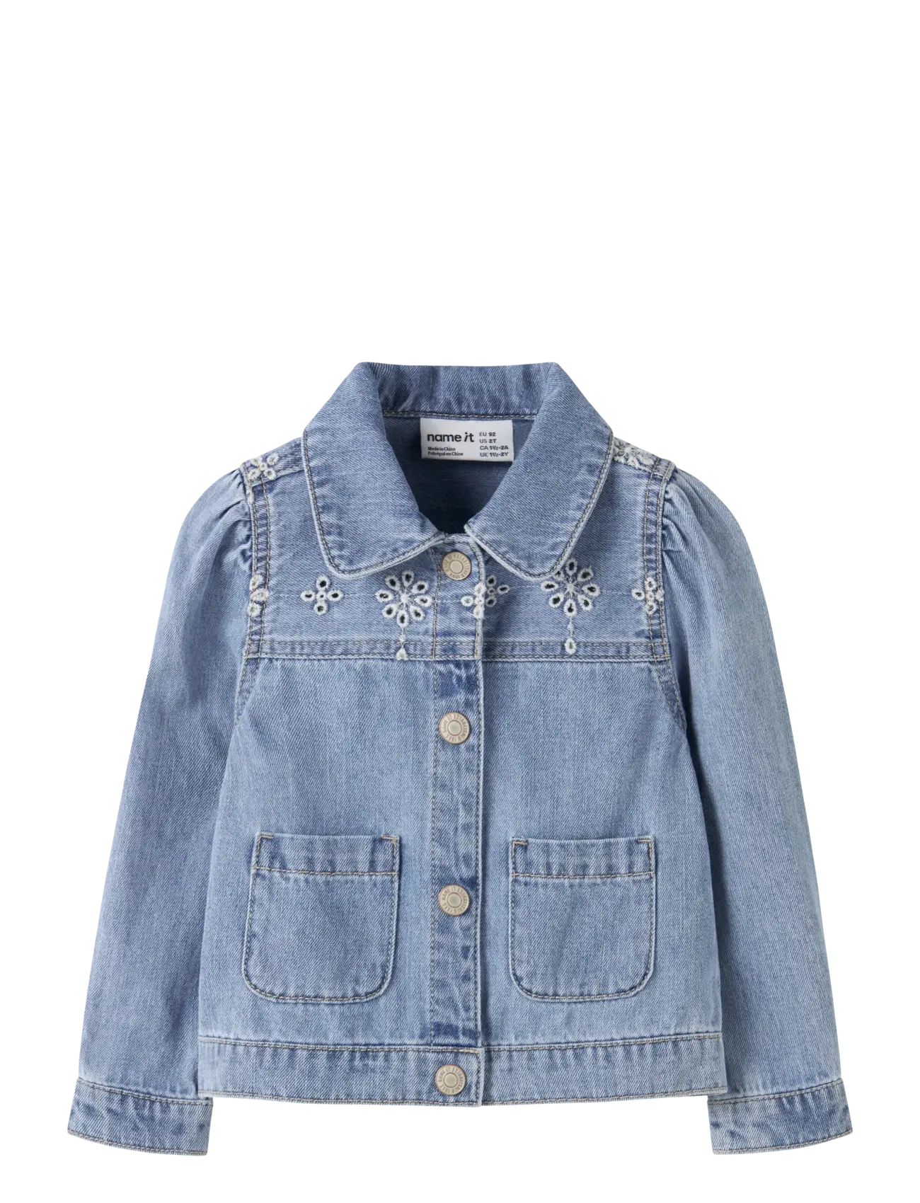 name it NMFHARPER DNM ANGLAISE JACKET 1026-OV H - Neuheiten - LIGHT BLUE DENIM / blue