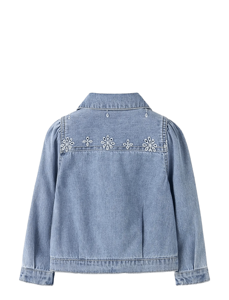 name it - NMFHARPER DNM ANGLAISE JACKET 1026-OV H - džinsiniai švarkeliai - light blue denim - 1