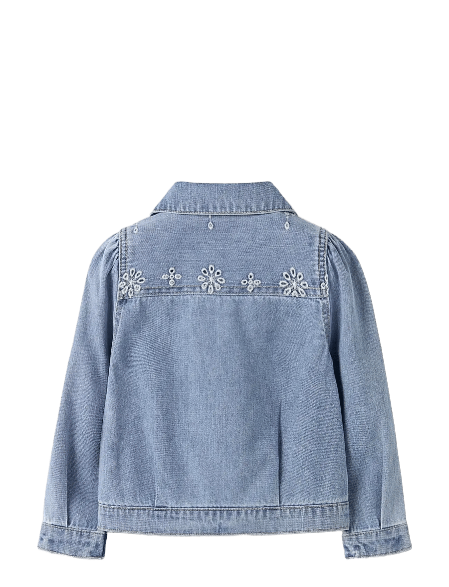 name it - NMFHARPER DNM ANGLAISE JACKET 1026-OV H - farkkutakit - light blue denim - 1