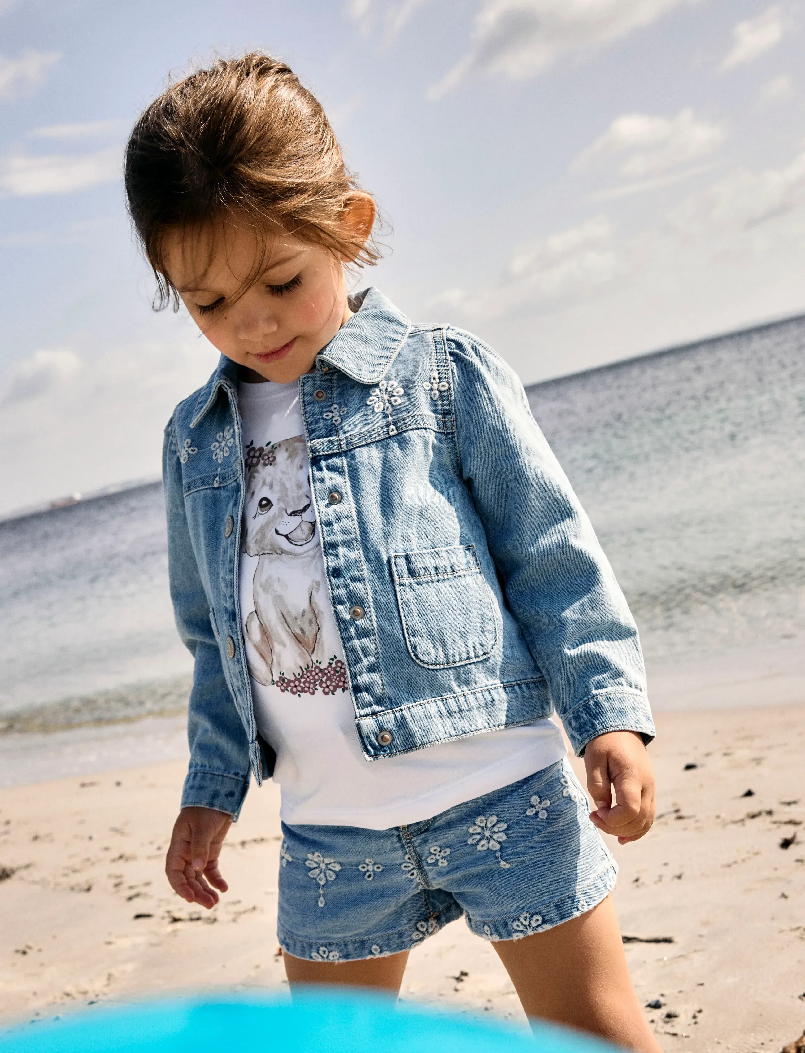 name it - NMFHARPER DNM ANGLAISE JACKET 1026-OV H - denim jackets - light blue denim - 3