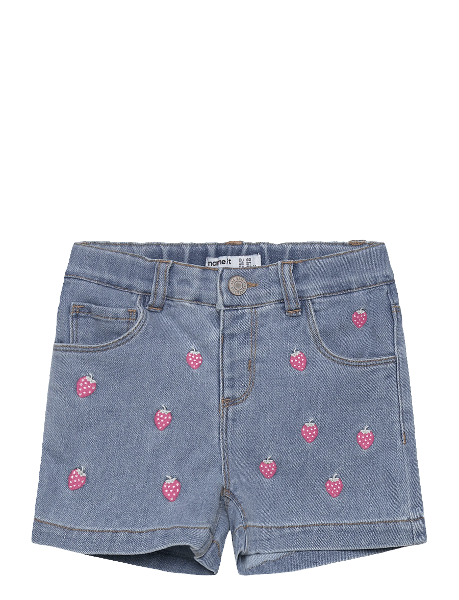 name it - NMFROSE REG EMB SHORTS 6202-IZ - short en jeans - light blue denim - 0