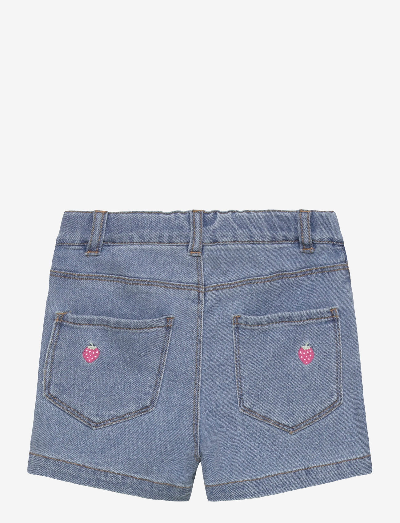 name it - NMFROSE REG EMB SHORTS 6202-IZ - denimshorts - light blue denim - 1