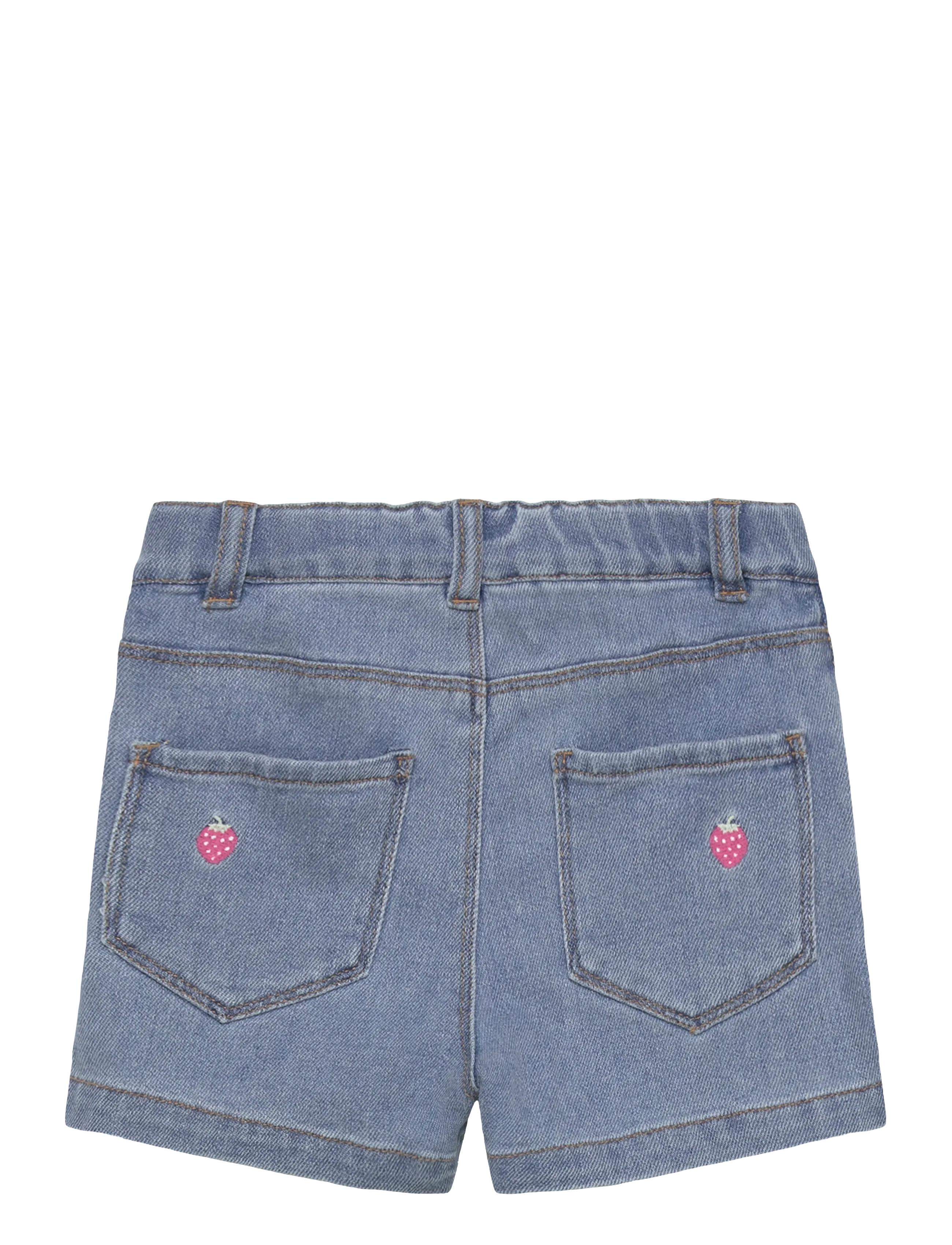 name it - NMFROSE REG EMB SHORTS 6202-IZ - jeansshorts - light blue denim - 1