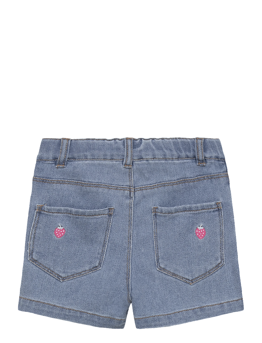 name it - NMFROSE REG EMB SHORTS 6202-IZ - short en jeans - light blue denim - 1