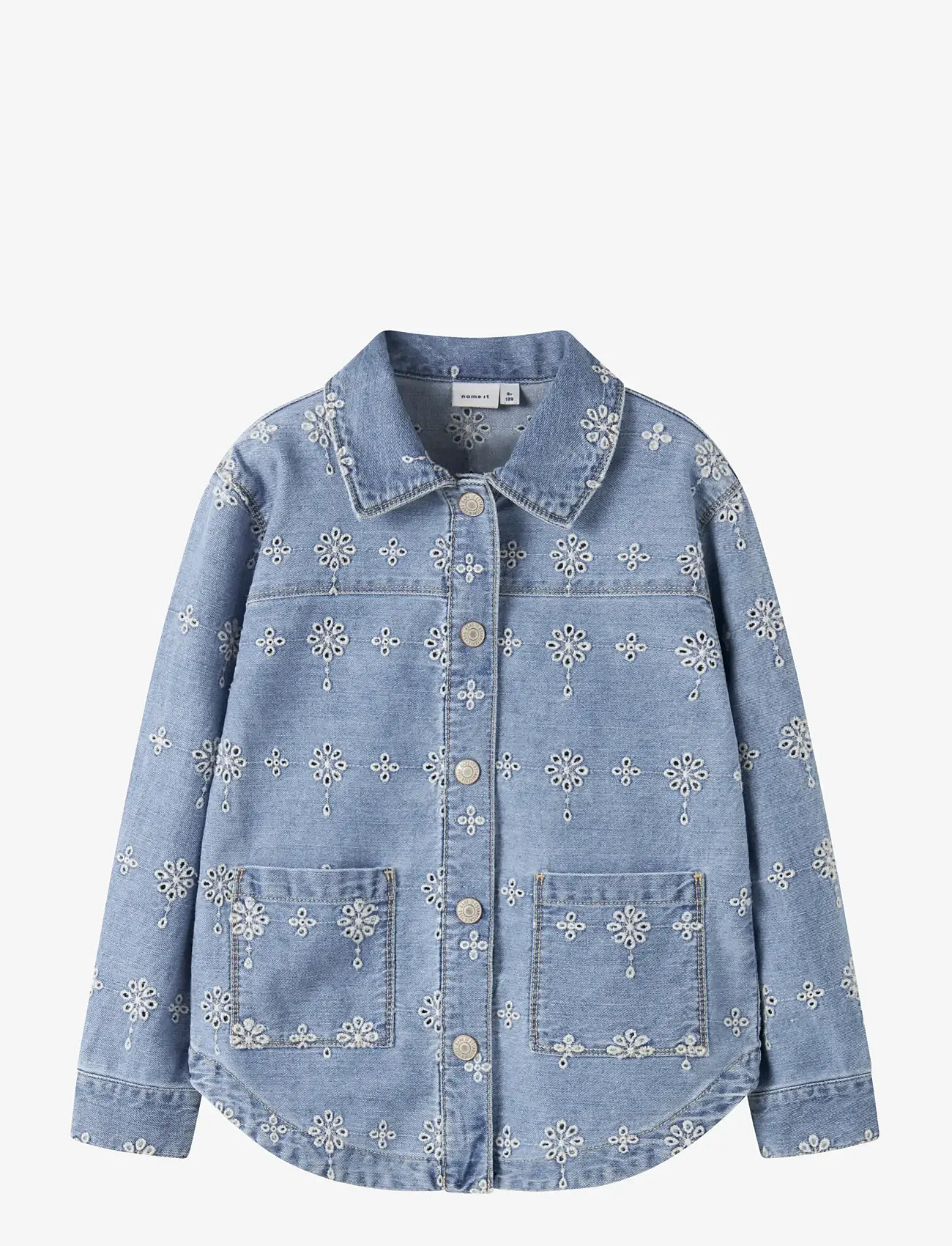 name it NKFHARPER DNM ANGLAISE JACKET 1026-OV H - Name it - LIGHT BLUE DENIM / blue