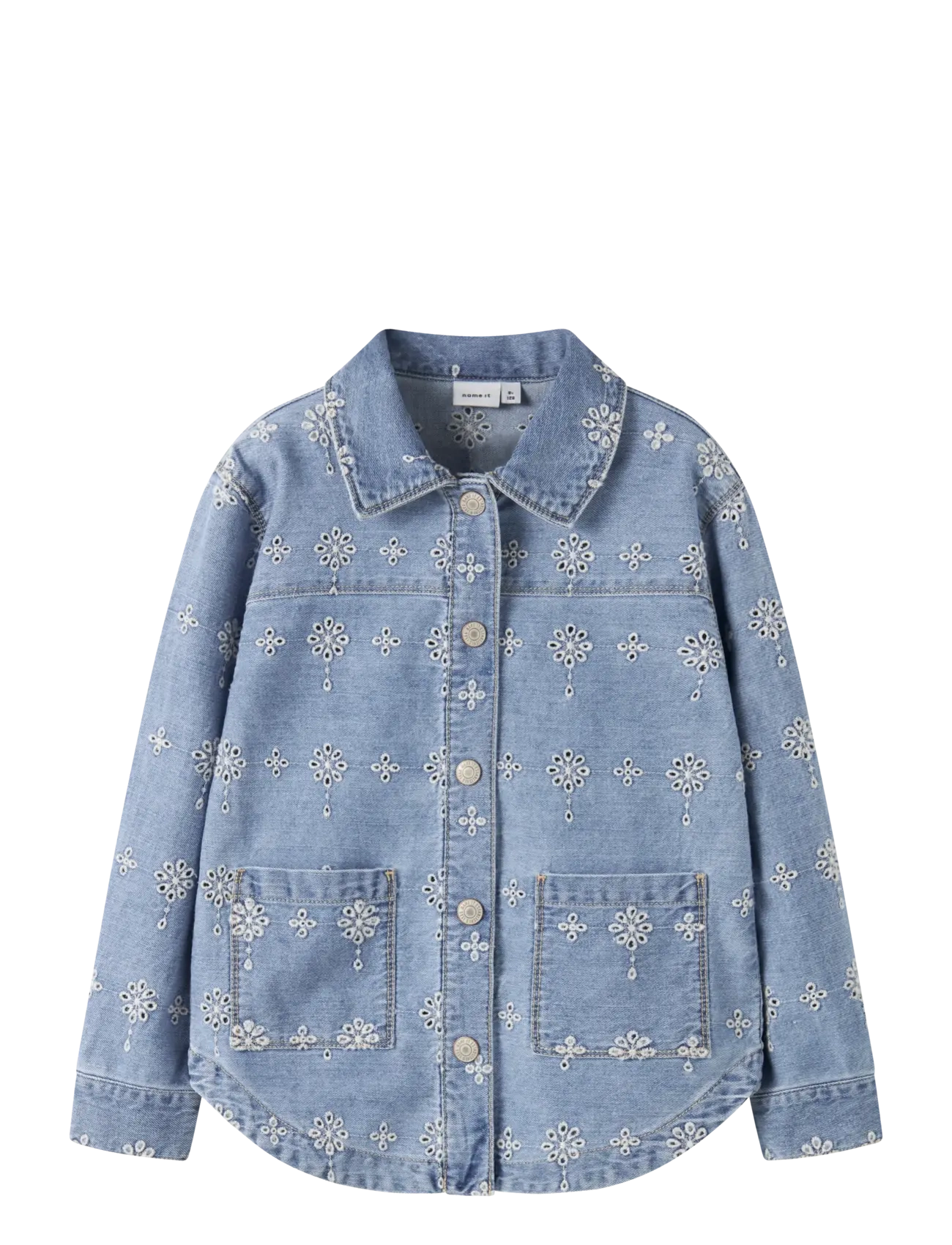 name it NKFHARPER DNM ANGLAISE JACKET 1026-OV H - Back to school - LIGHT BLUE DENIM / blue