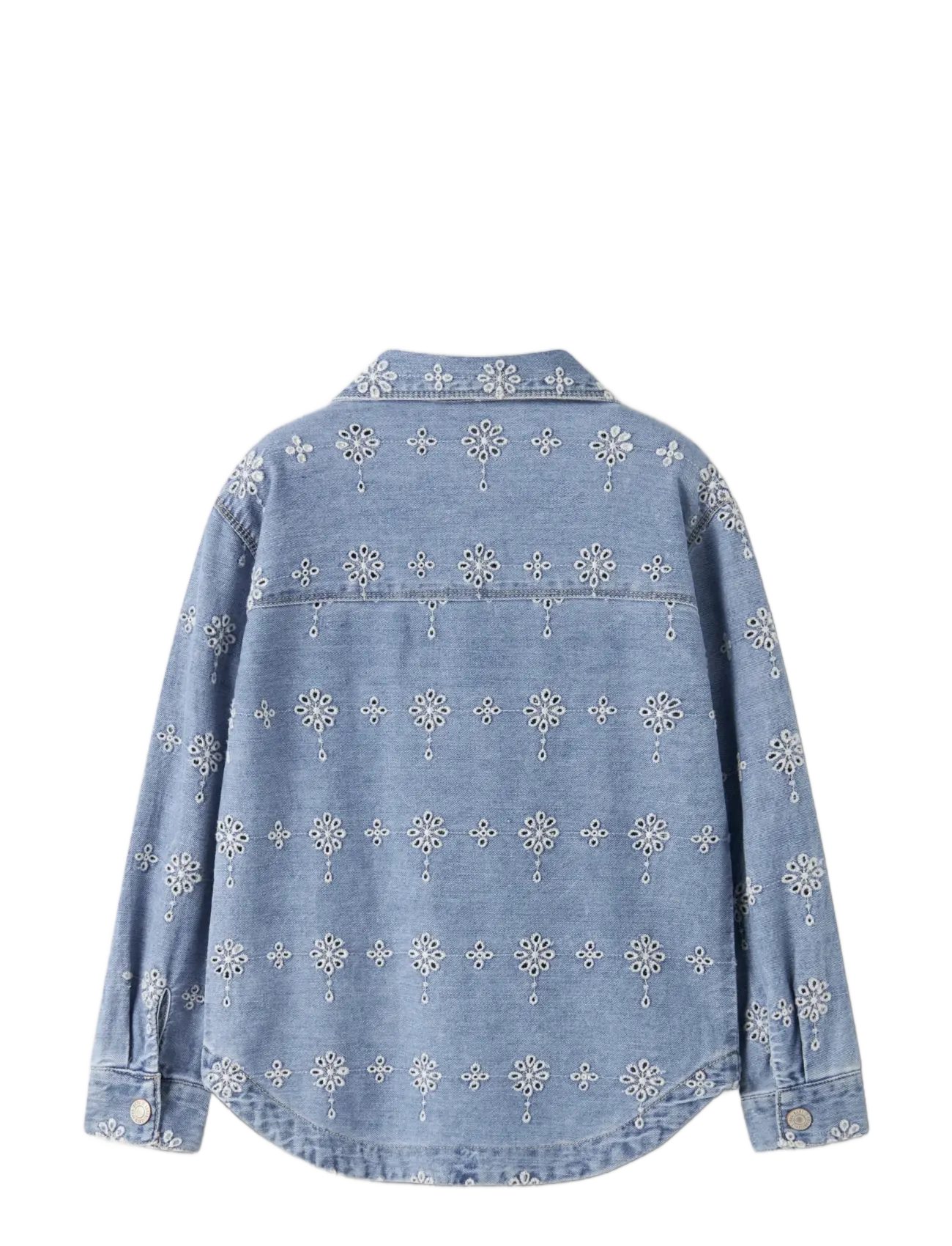 name it - NKFHARPER DNM ANGLAISE JACKET 1026-OV H - denimjakker - light blue denim - 1