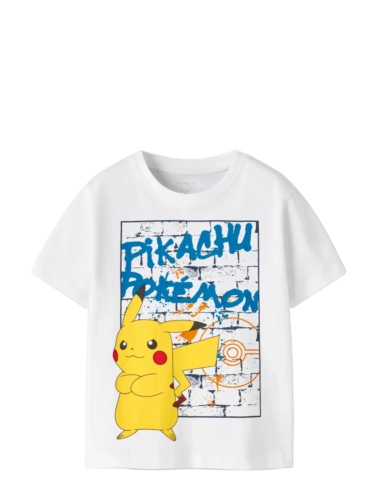 name it - NMMMIHAT POKEMON SS NREG TOP BOX SKY - kortärmade t-shirts - bright white - 2