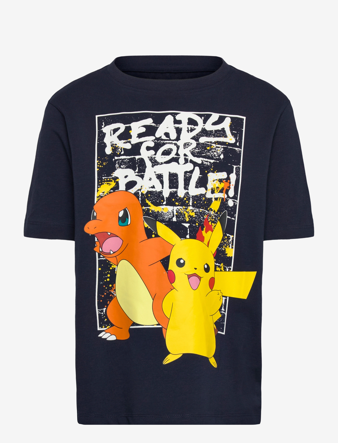 name it - NMMMIHAT POKEMON SS NREG TOP BOX SKY - short-sleeved t-shirts - navy blazer - 0