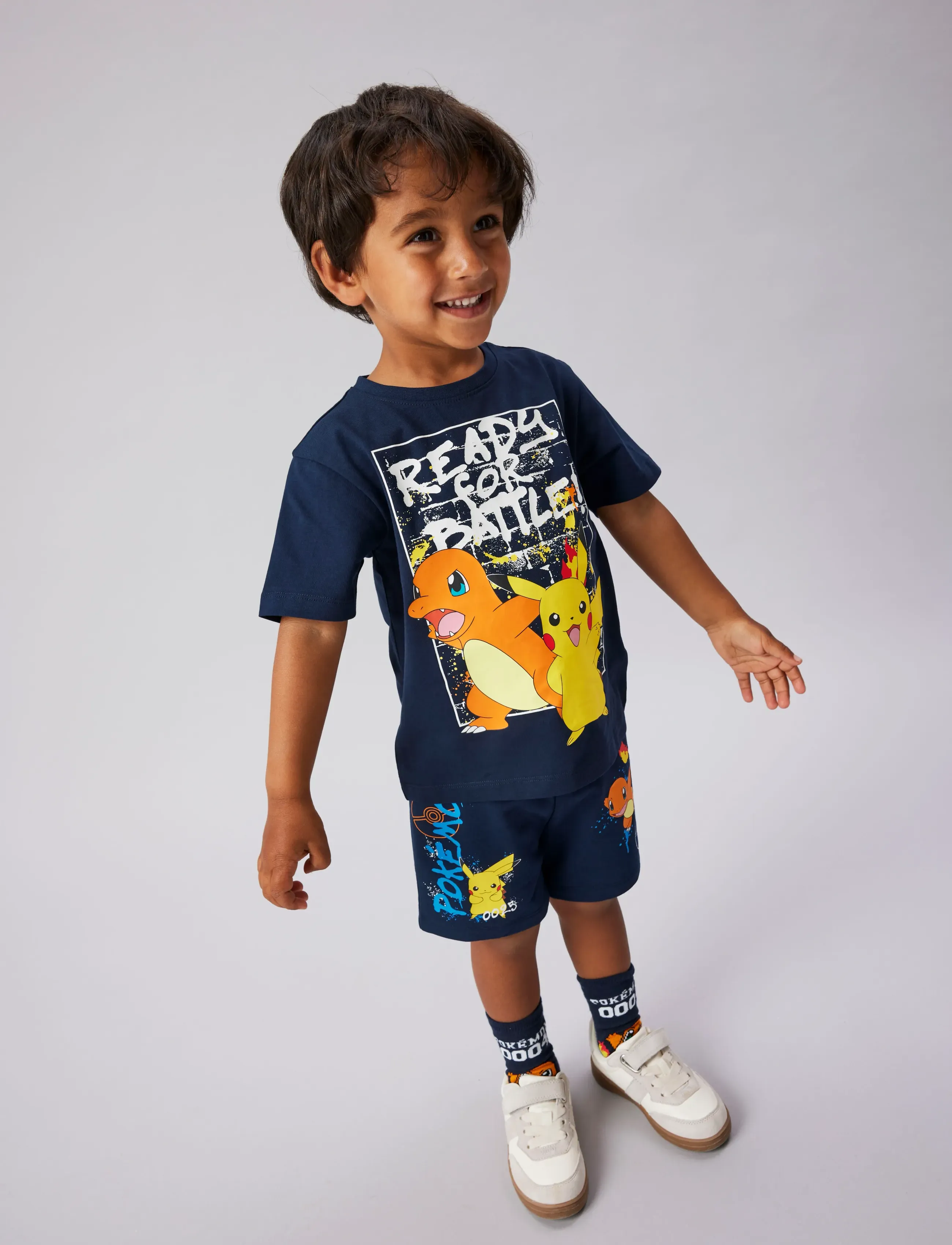 name it - NMMMIHAT POKEMON SS NREG TOP BOX SKY - short-sleeved t-shirts - navy blazer - 3