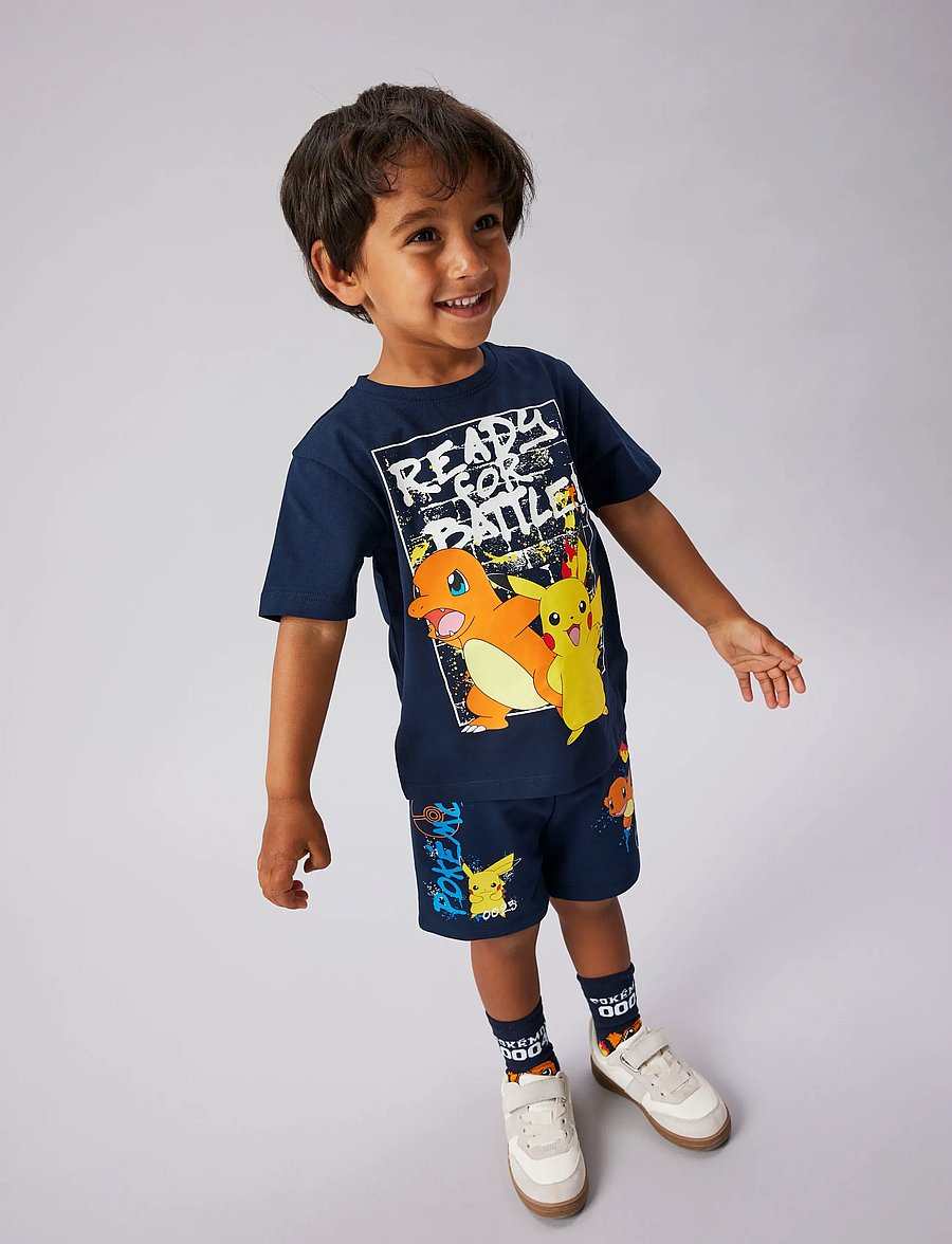 name it - NMMMIHAT POKEMON SS NREG TOP BOX SKY - kortärmade t-shirts - navy blazer - 3