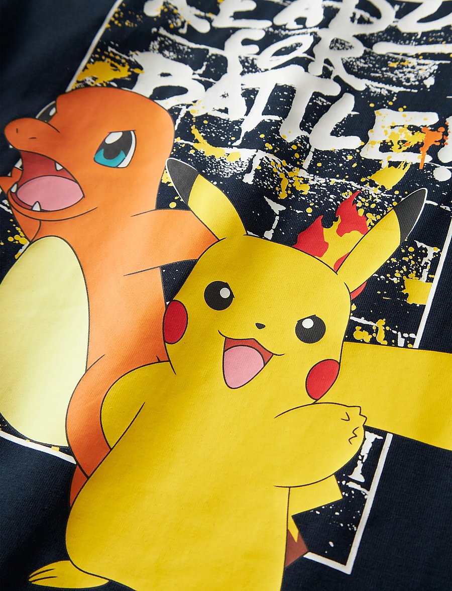 name it - NMMMIHAT POKEMON SS NREG TOP BOX SKY - kortärmade t-shirts - navy blazer - 5