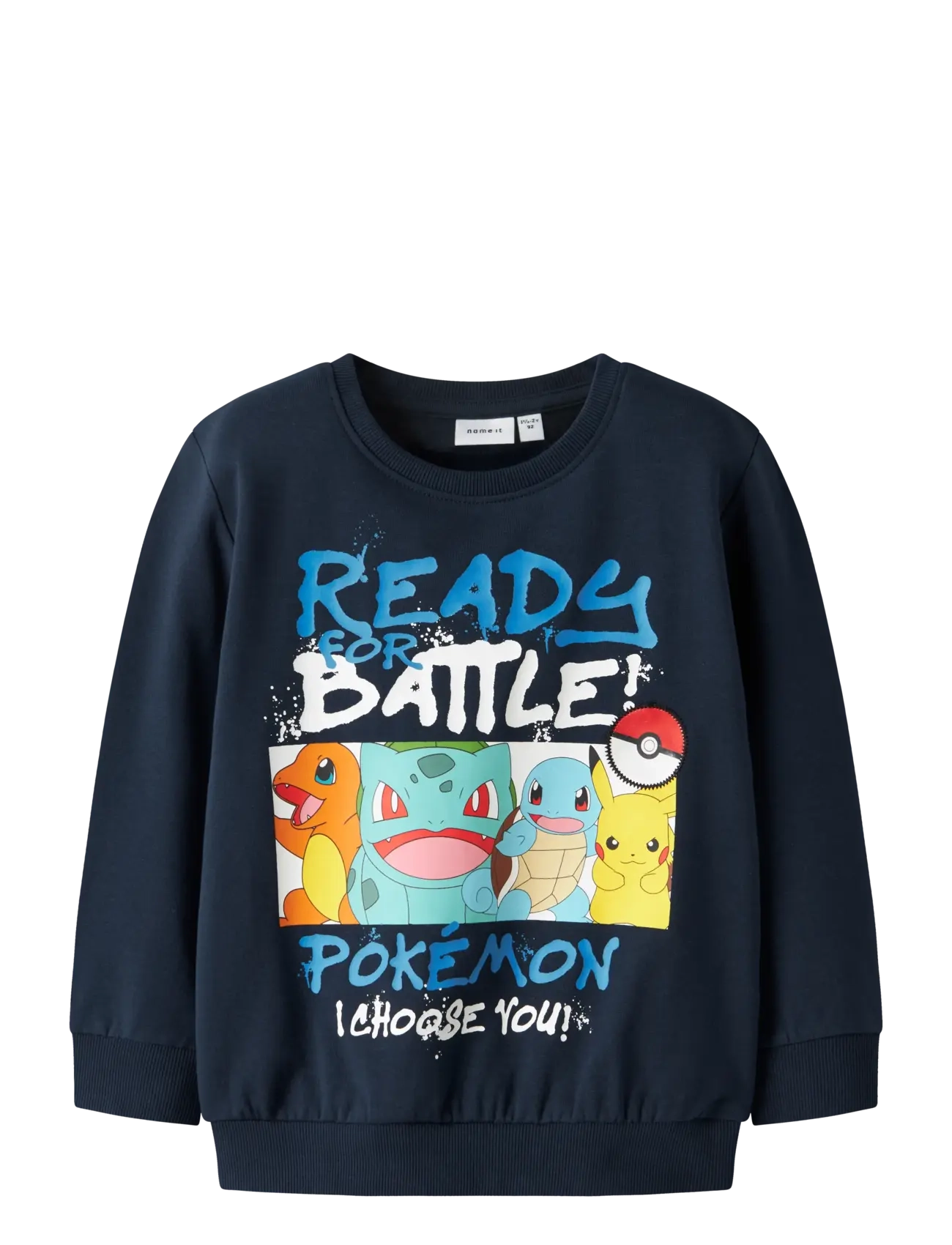 name it NMMMUMI POKEMON NREG SWEAT UNB SKY - Sweatshirts & Hoodies - NAVY BLAZER / navy