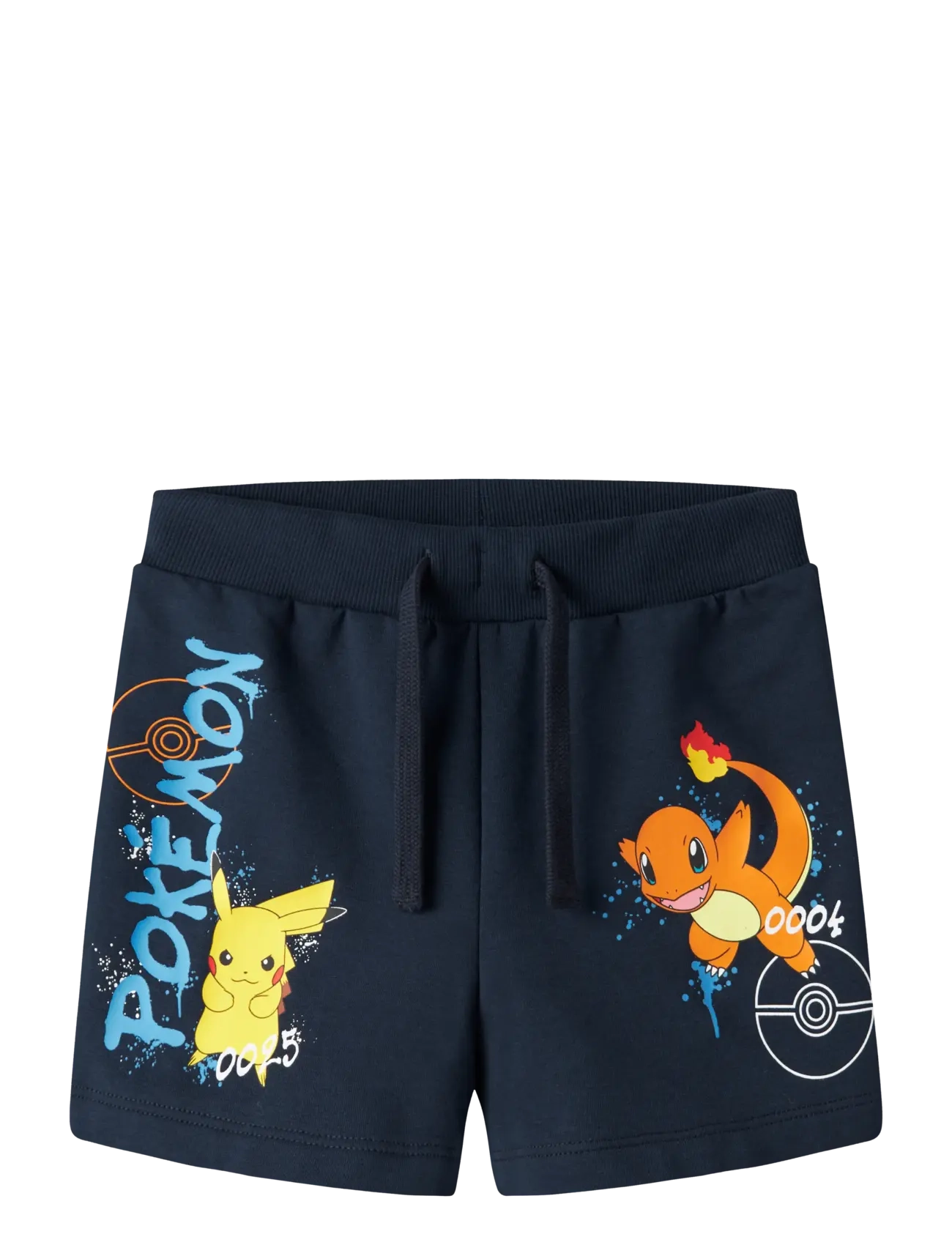 name it NMMMUMI POKEMON LONG SWE SHORTS UNB SKY - Shorts - NAVY BLAZER / navy