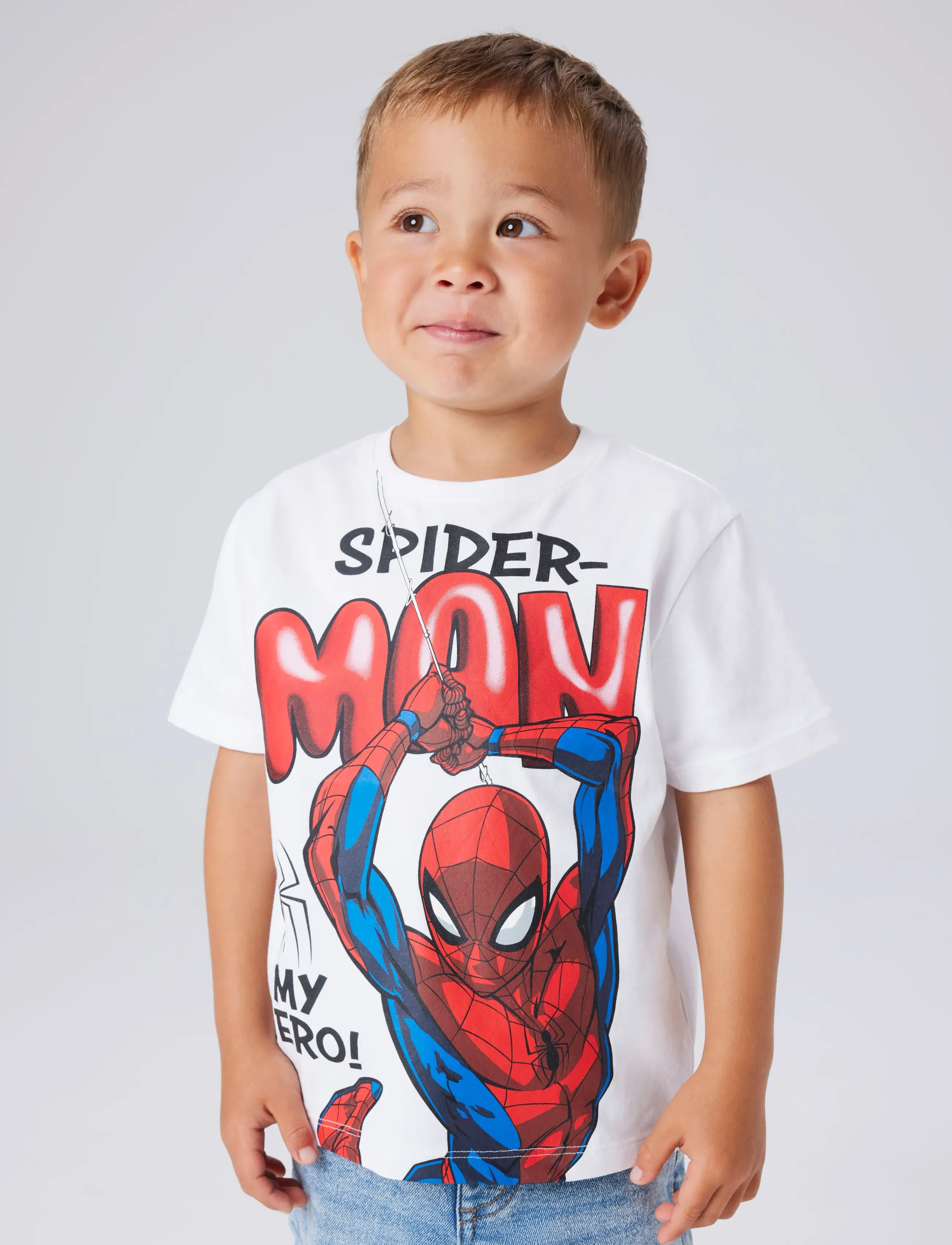 name it NMMMARVIN SPIDER SS NREG TOP  NOOS MAR - Kurzärmelige - BRIGHT WHITE / white