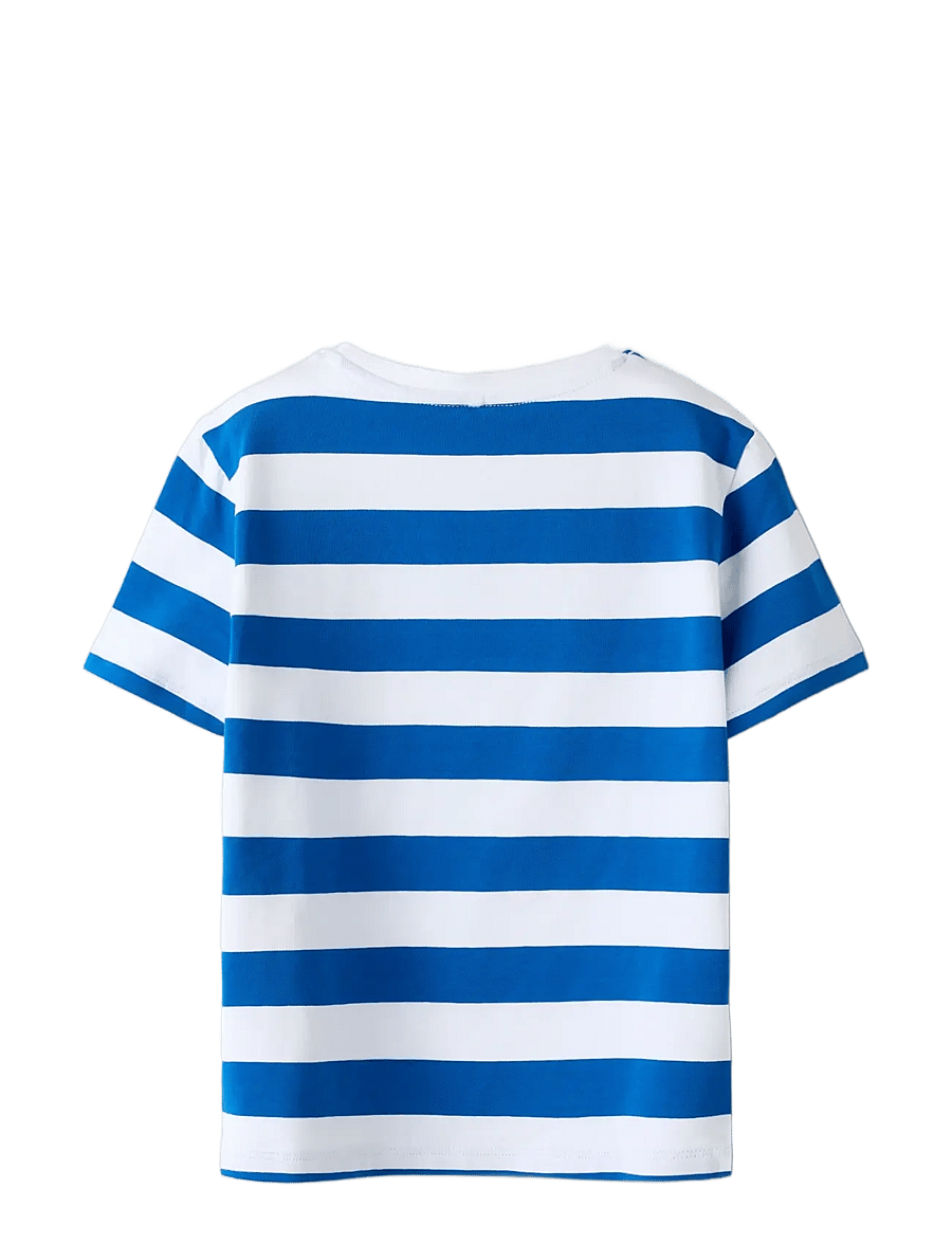 name it - NMMMILAN PAW SS NREG TOP BOX CPLG - kortærmede t-shirts - lapis blue - 1