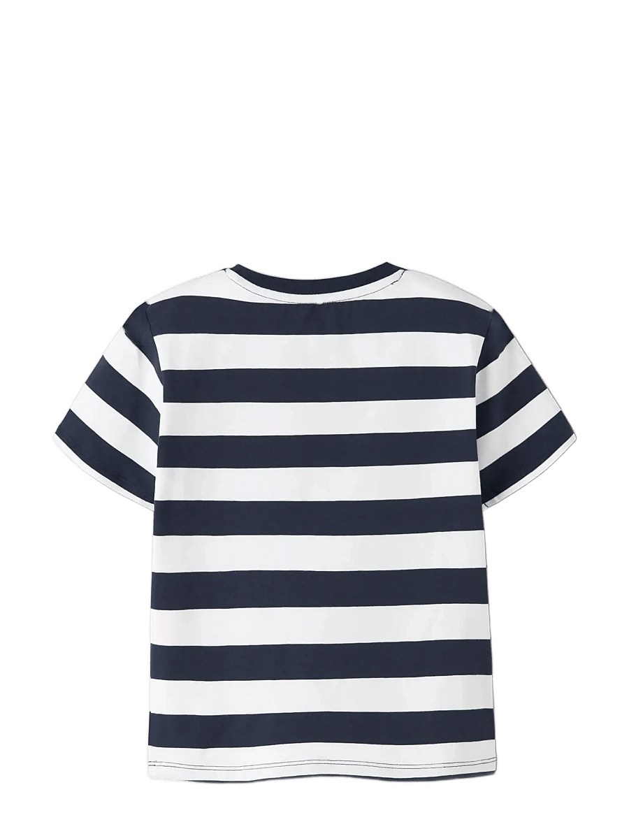 name it - NMMMILAN PAW SS NREG TOP BOX CPLG - lyhythihaiset t-paidat - navy blazer - 1