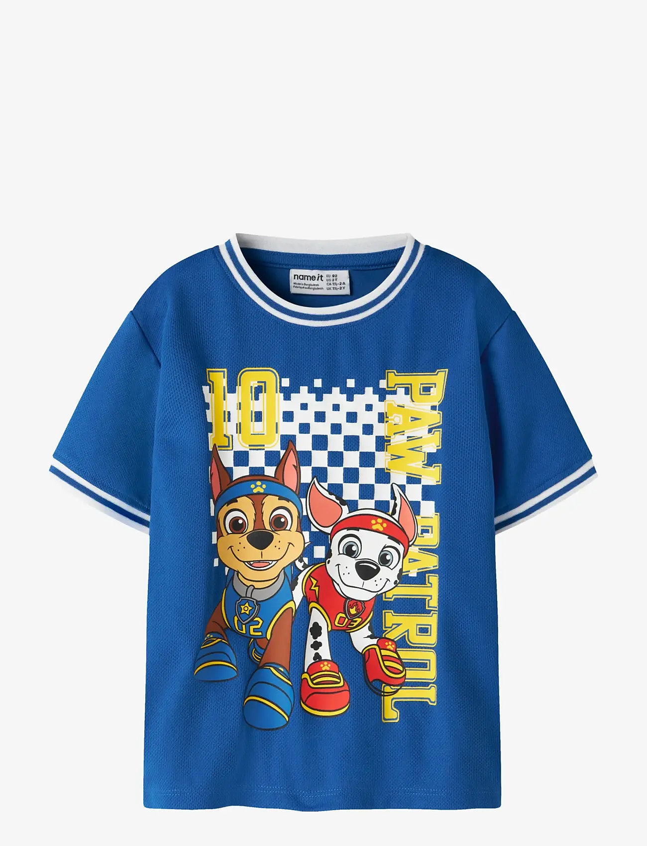 name it - NMMMARGO PAW SS NREG POLY TOP CPLG - kortærmede t-shirts - lapis blue - 0