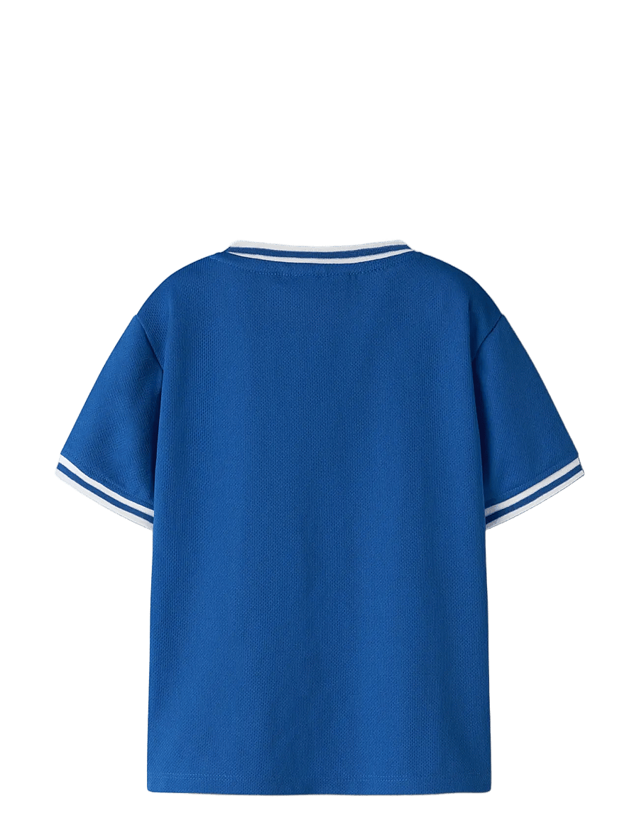 name it - NMMMARGO PAW SS NREG POLY TOP CPLG - kurzärmelige - lapis blue - 1