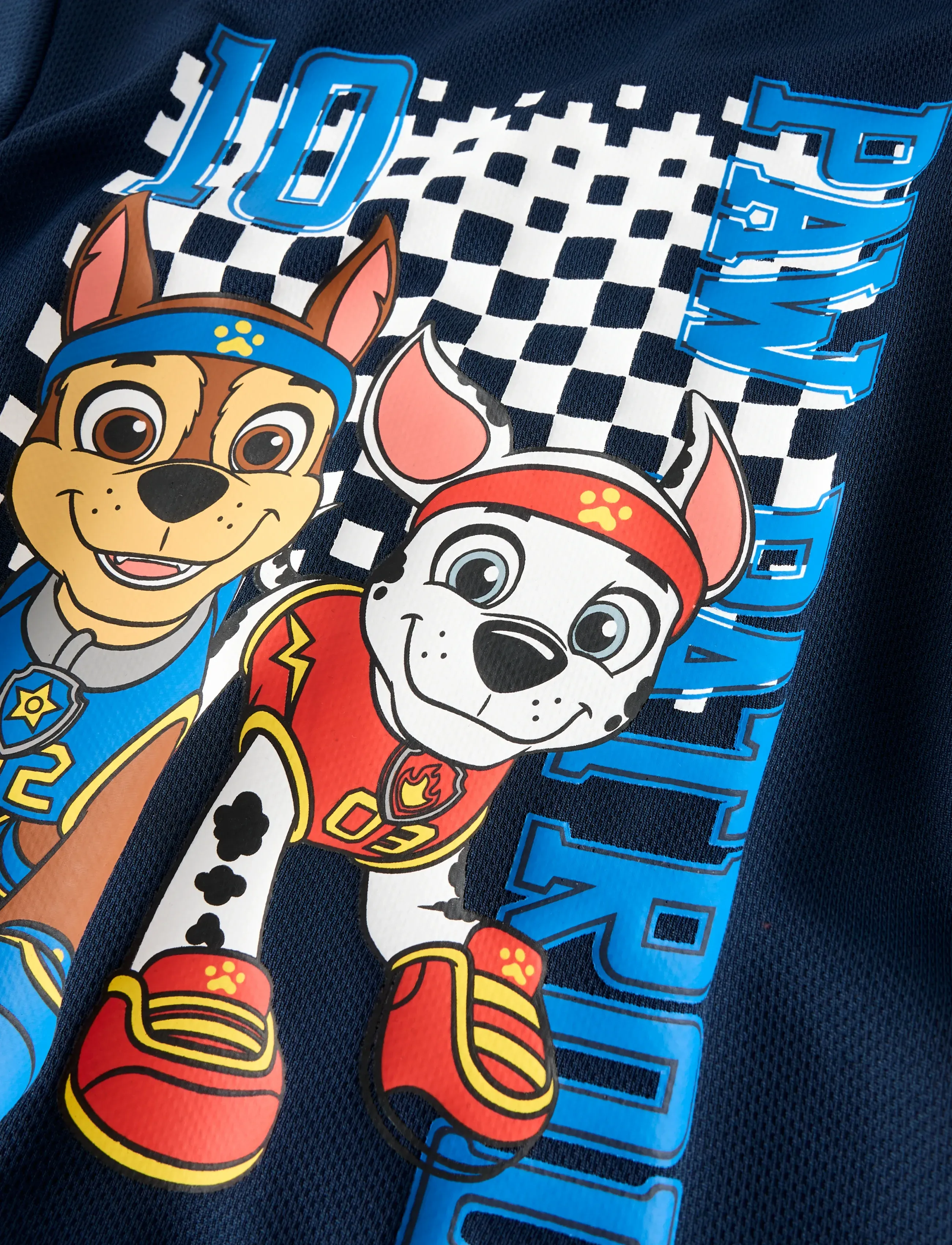 name it - NMMMARGO PAW SS NREG POLY TOP CPLG - short-sleeved t-shirts - navy blazer - 3