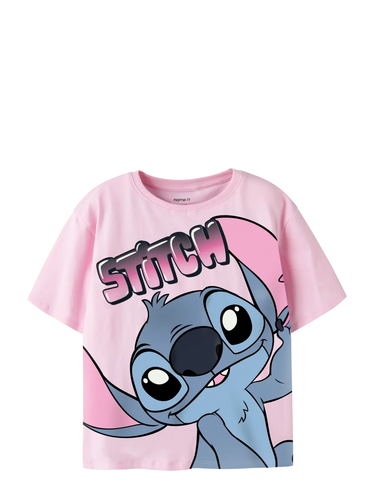 name it NKFMORISSINA STITCH SS NREG TOP WDI - Back to school - PIROUETTE / pink/rose