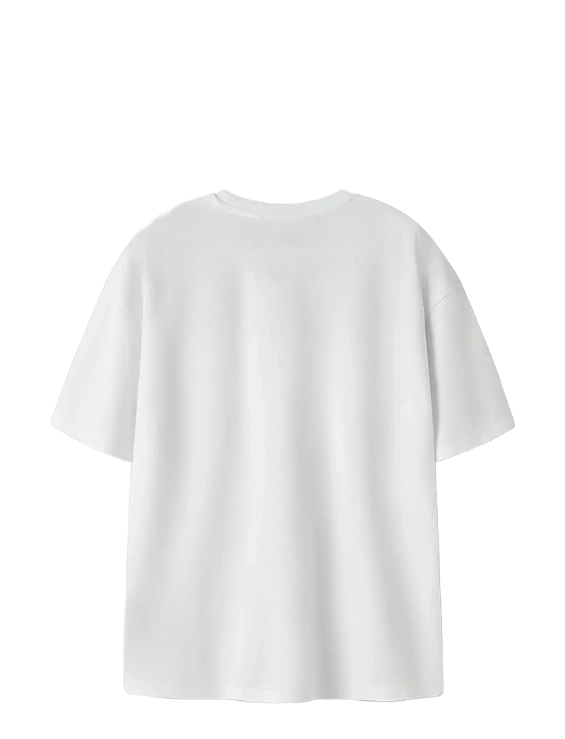 name it - NKFFOBA HELLOK SS RLX POLY TOP BOX SKY - kurzärmelige - bright white - 2