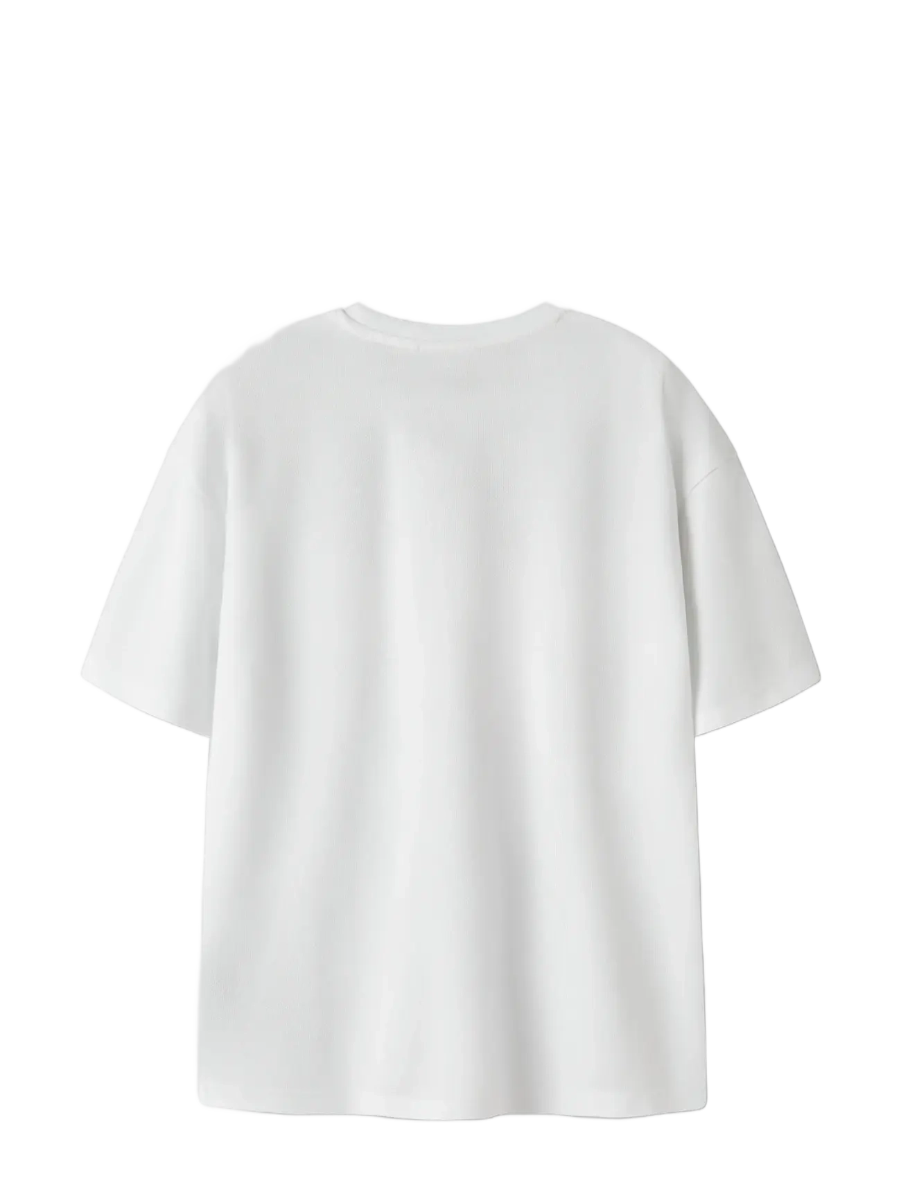 name it - NKFFOBA HELLOK SS RLX POLY TOP BOX SKY - kortærmede t-shirts - bright white - 2