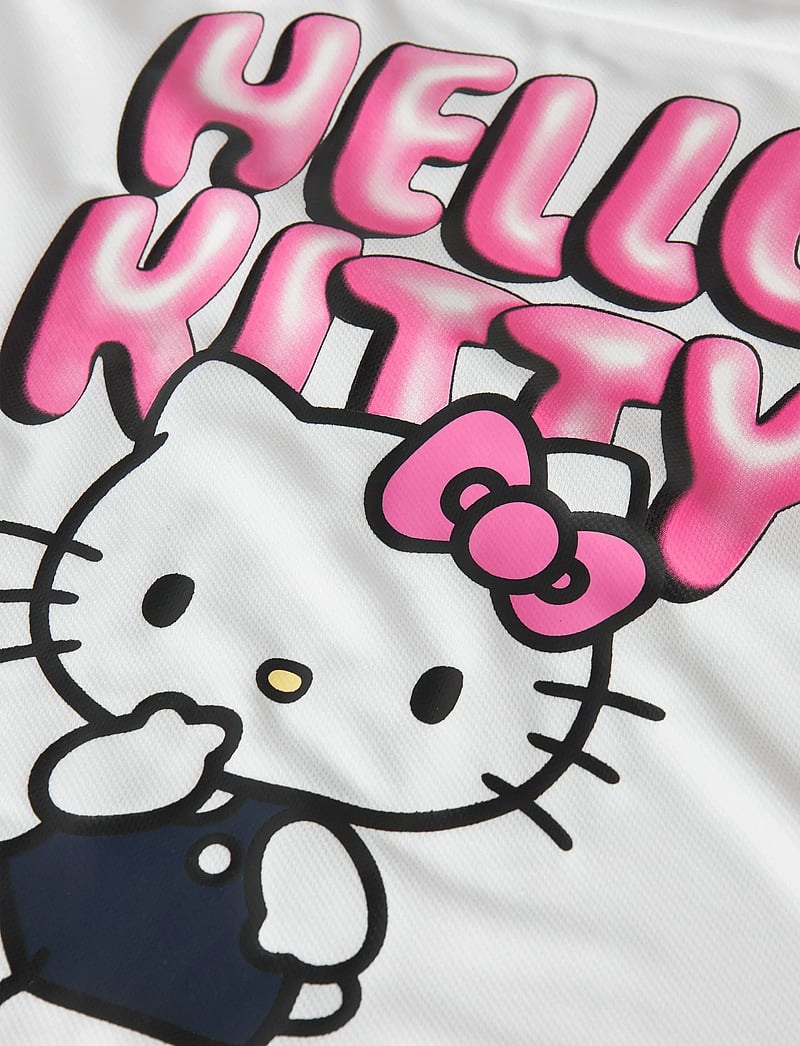 name it - NKFFOBA HELLOK SS RLX POLY TOP BOX SKY - kurzärmelige - bright white - 4
