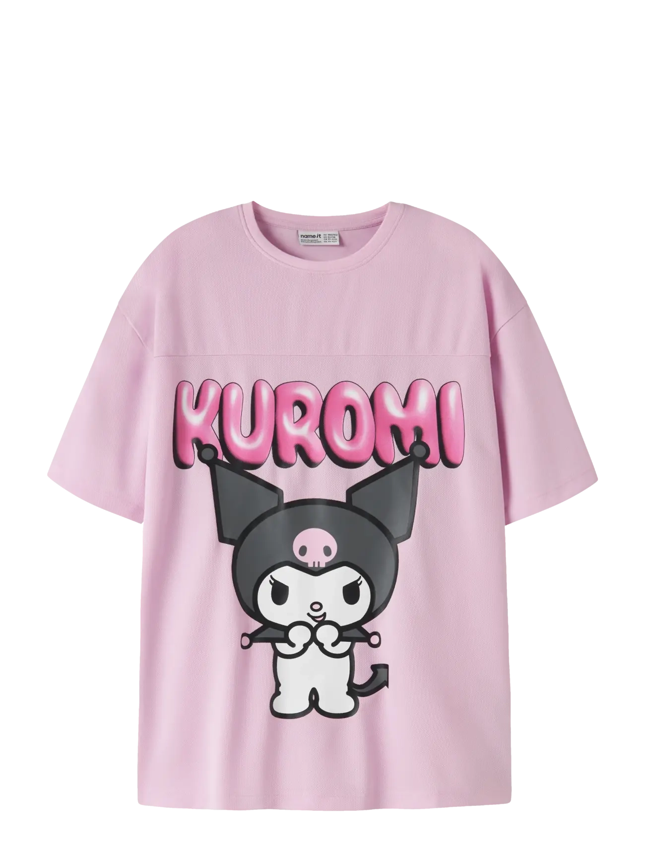 name it NKFFOBA HELLOK SS RLX POLY TOP BOX SKY - Nach Größe einkaufen - PIROUETTE / pink/rose