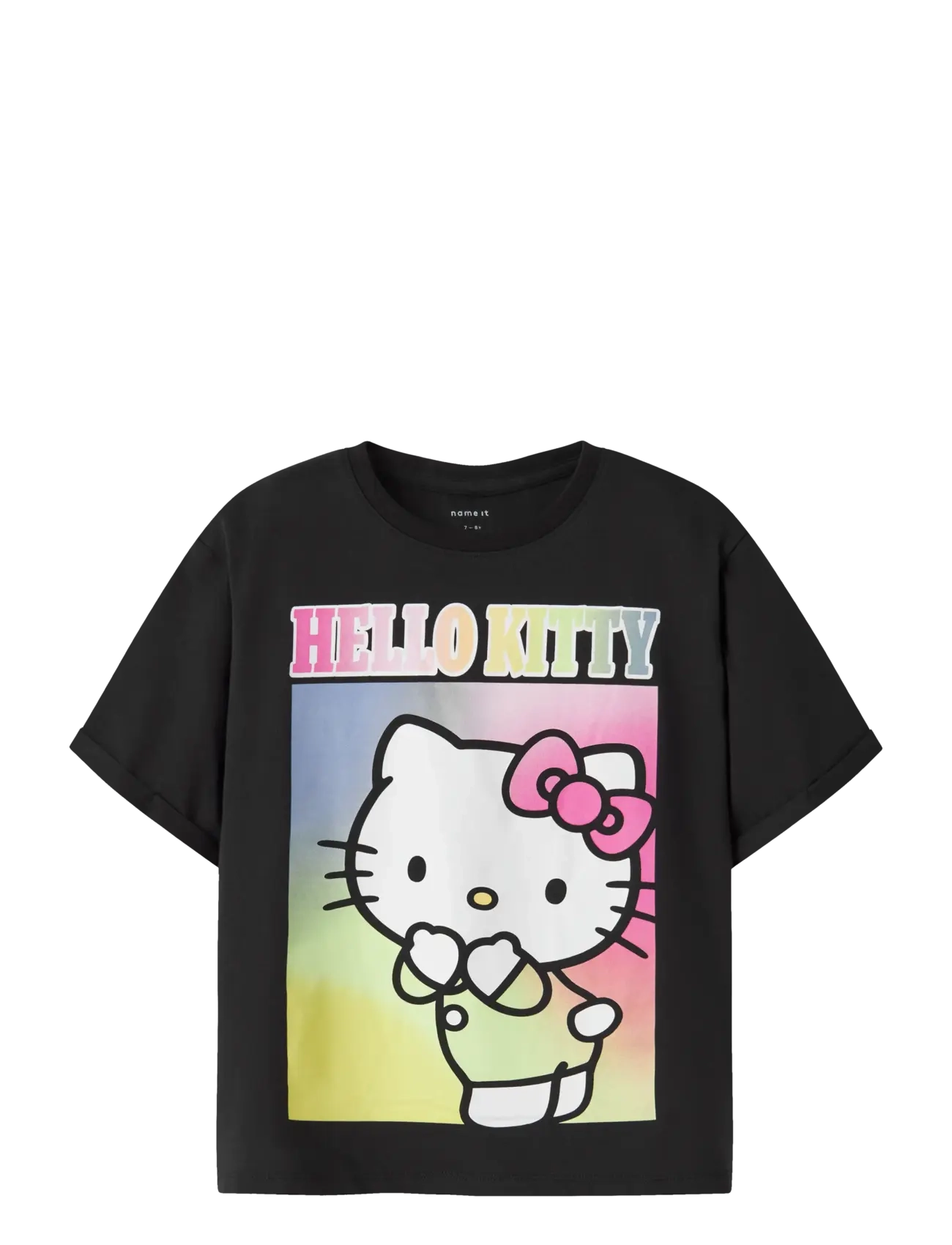 name it NKFFORMA HELLOK SS NREG TOP BOX NOOS SKY - Overdele - BLACK / black