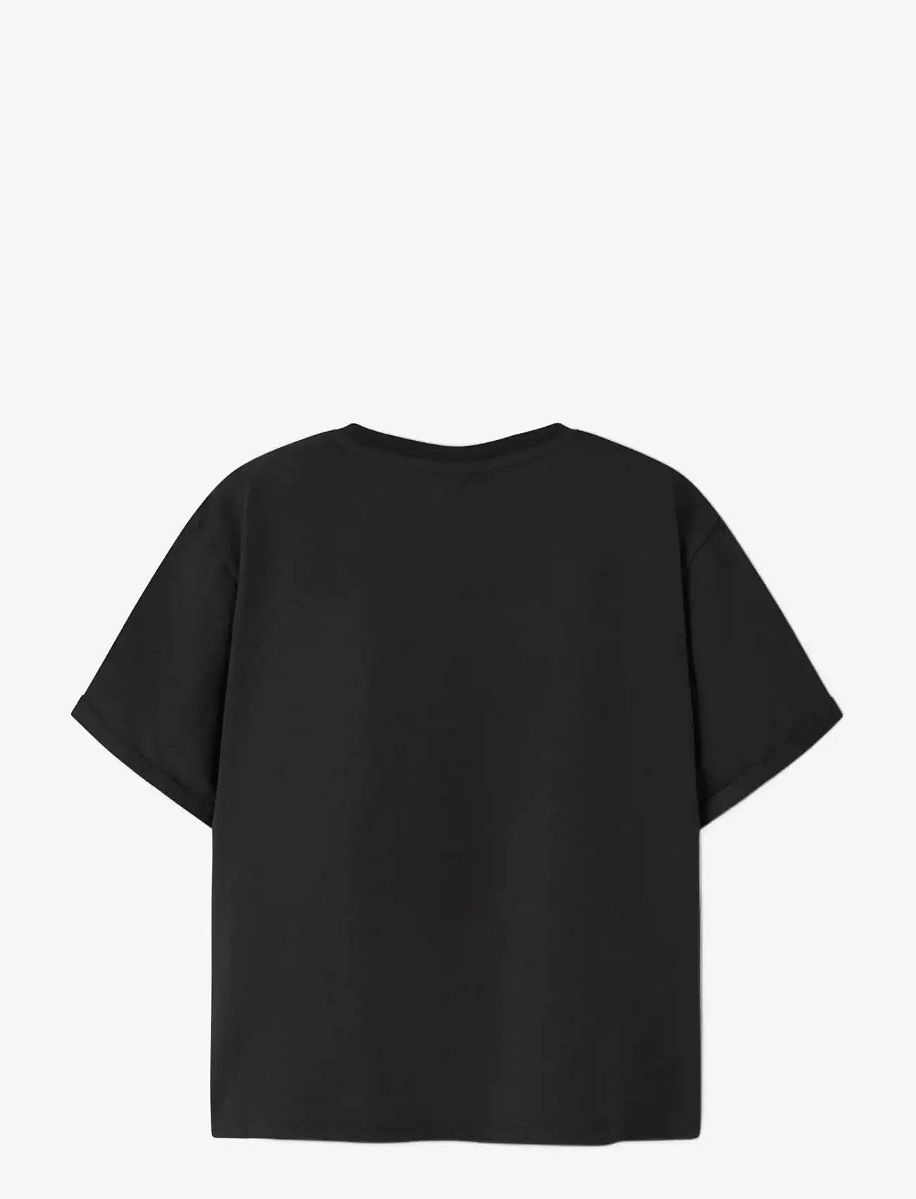 name it - NKFFORMA HELLOK SS NREG TOP BOX NOOS SKY - kortærmede t-shirts - black - 1