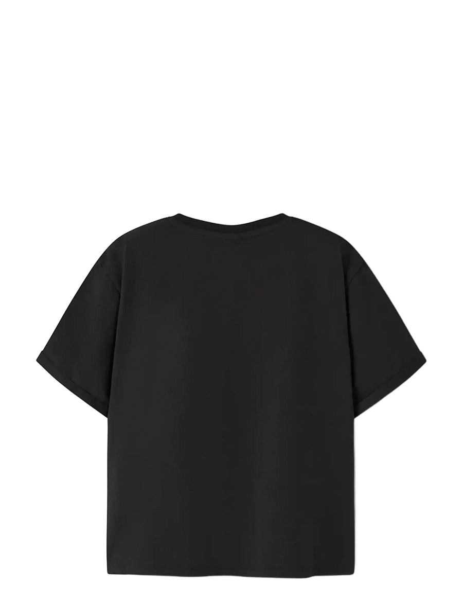 name it - NKFFORMA HELLOK SS NREG TOP BOX NOOS SKY - kortärmade t-shirts - black - 1