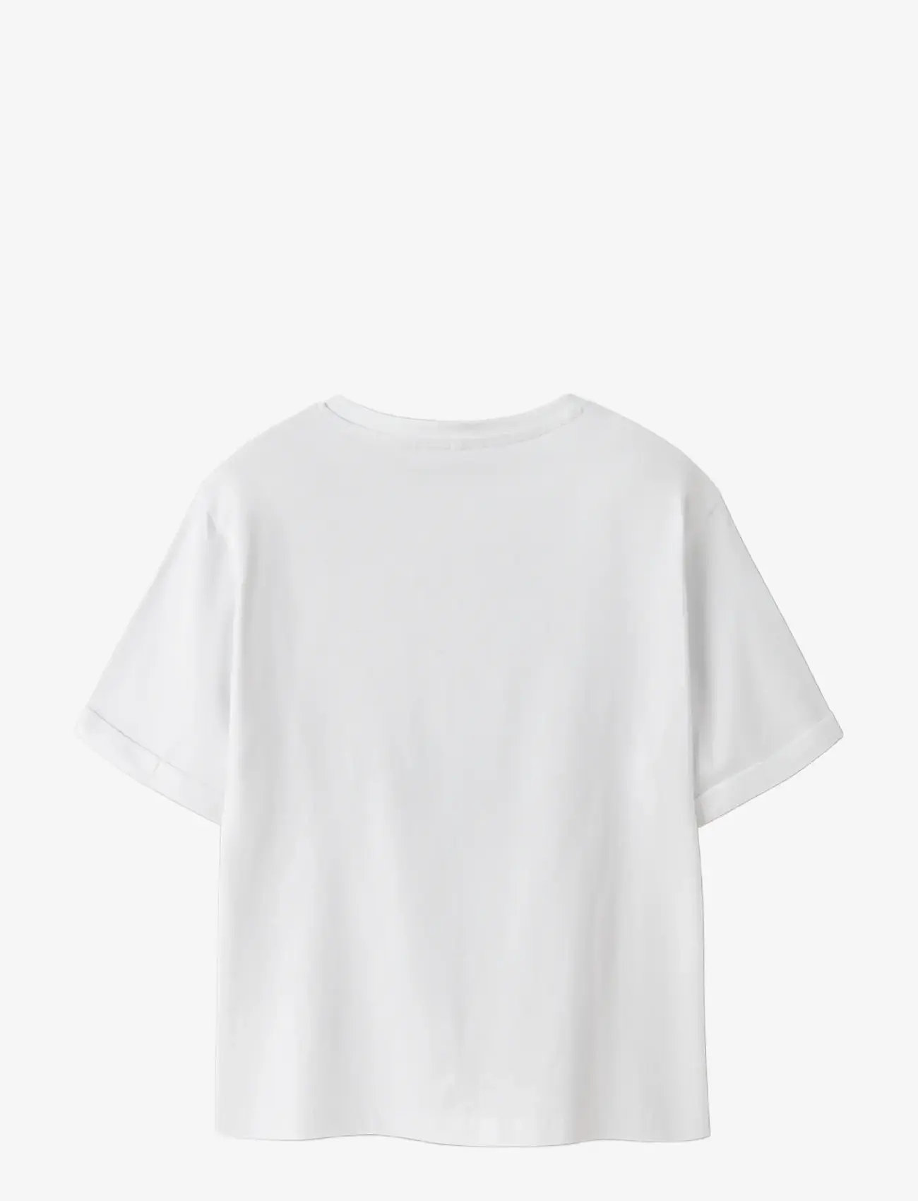 name it - NKFFORMA HELLOK SS NREG TOP BOX NOOS SKY - kortærmede t-shirts - bright white - 2
