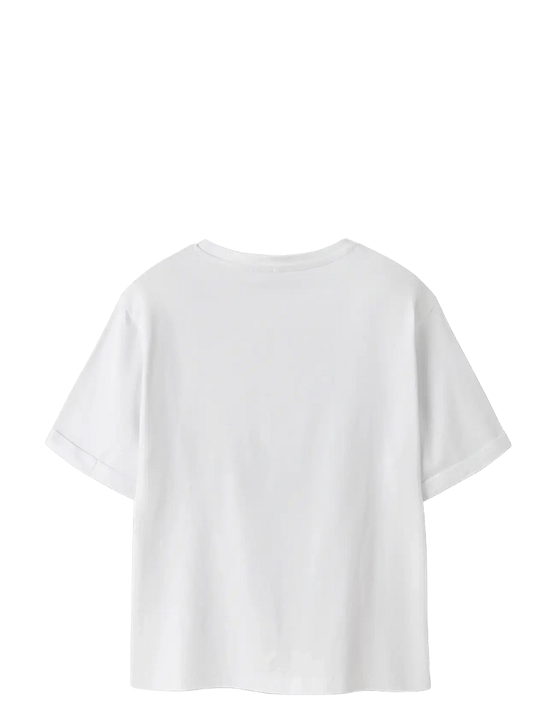 name it - NKFFORMA HELLOK SS NREG TOP BOX NOOS SKY - kortærmede t-shirts - bright white - 2