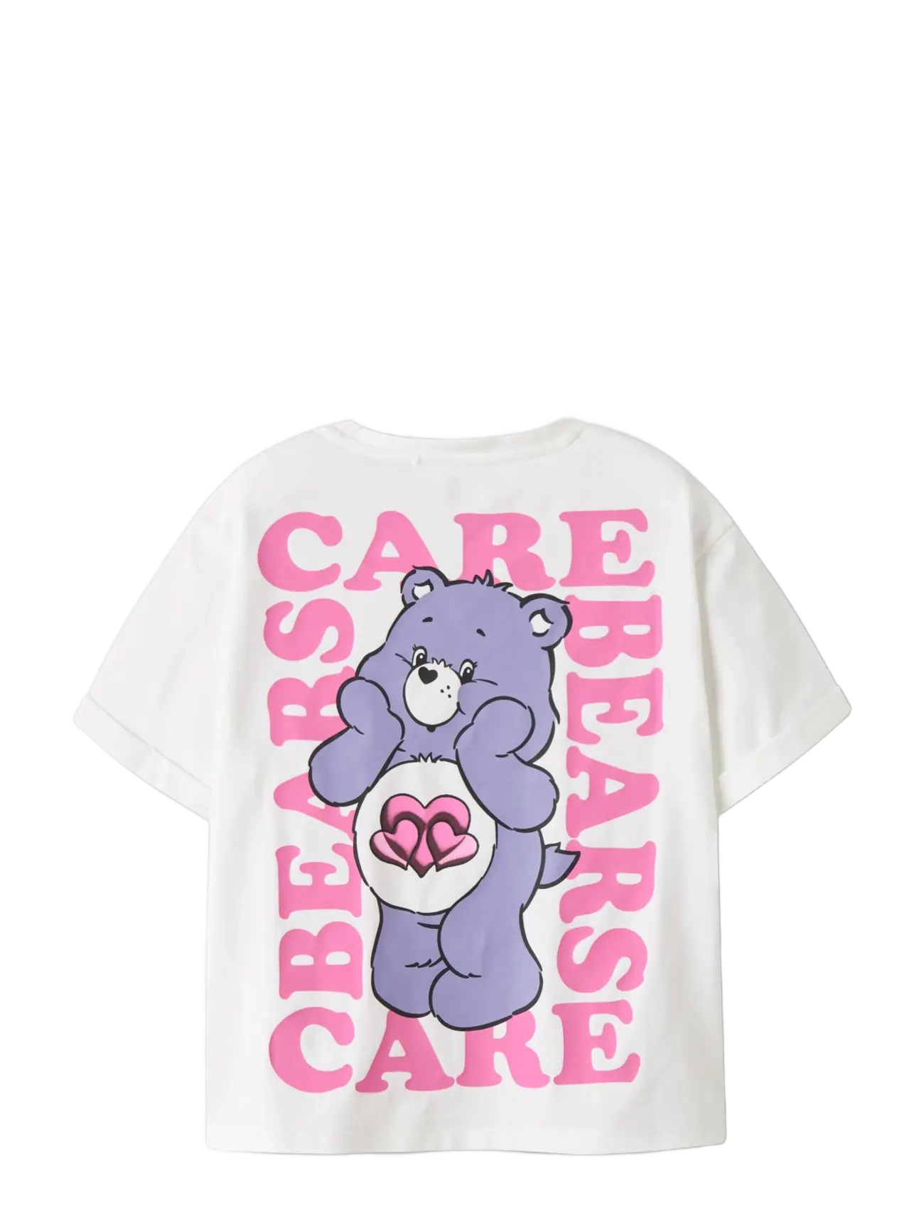 name it - NKFMUMMA CAREBEARS NREG SS TOP BOX SKY - kurzärmelige - bright white - 1