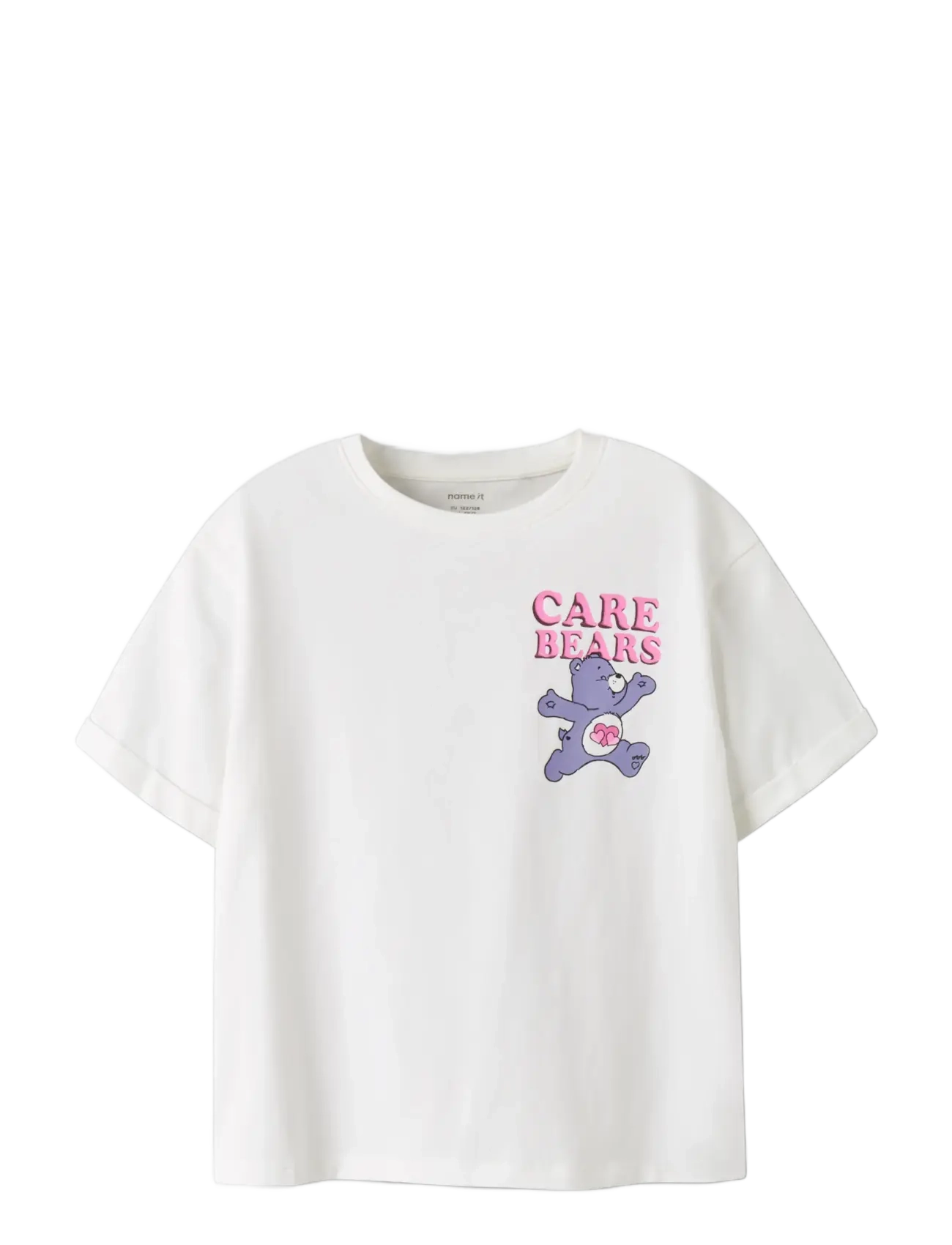 name it - NKFMUMMA CAREBEARS NREG SS TOP BOX SKY - kurzärmelige - bright white - 2
