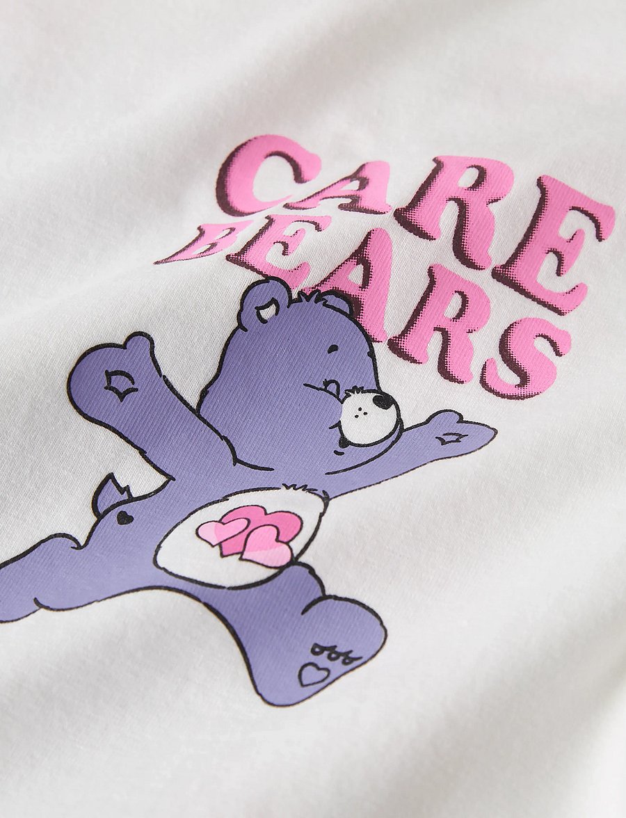 name it - NKFMUMMA CAREBEARS NREG SS TOP BOX SKY - kortärmade t-shirts - bright white - 5