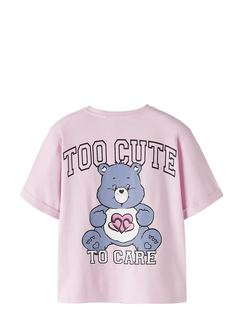 name it - NKFMUMMA CAREBEARS NREG SS TOP BOX SKY - short-sleeved t-shirts - pirouette - 1