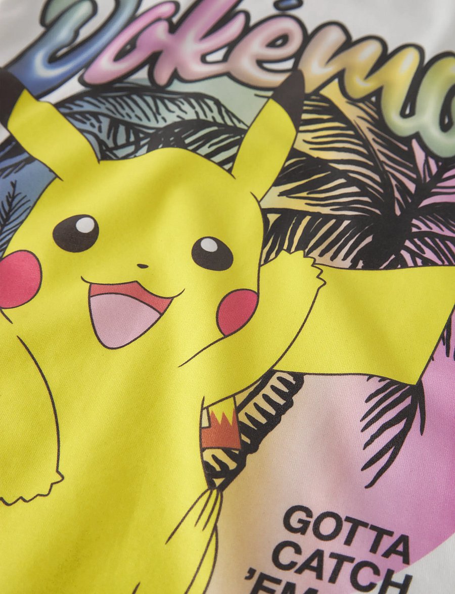 name it - NKFMUBA POKEMON SS NREG TOP BOX NOOS SKY - kortærmede t-shirts - bright white - 3