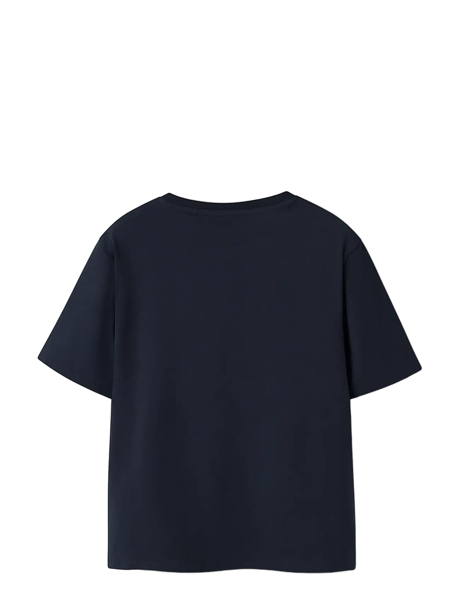name it - NKMFABRON AMONGUS SS NREG TOP BOX SKY - kortärmade t-shirts - navy blazer - 2