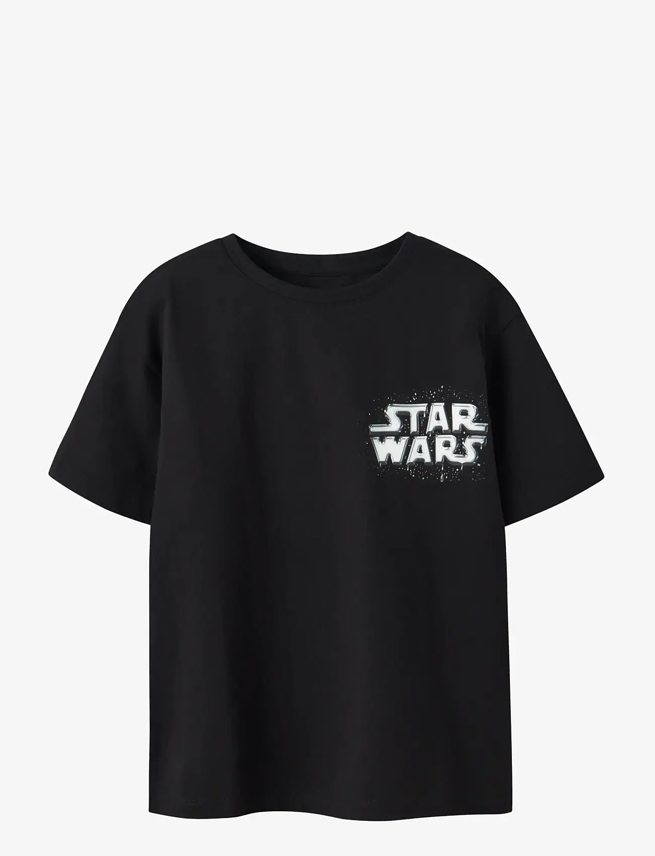 name it - NKMFRODE STARWARS SS NREG TOP BFU - kortærmede t-shirts - black - 0
